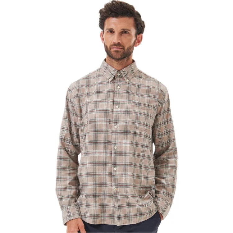 Barbour Bowburn Regular Shirt - Stone Marl