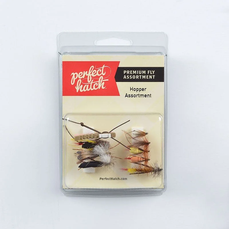 Perfect Hatch Hopper Assortment Premium Fly Qty 9