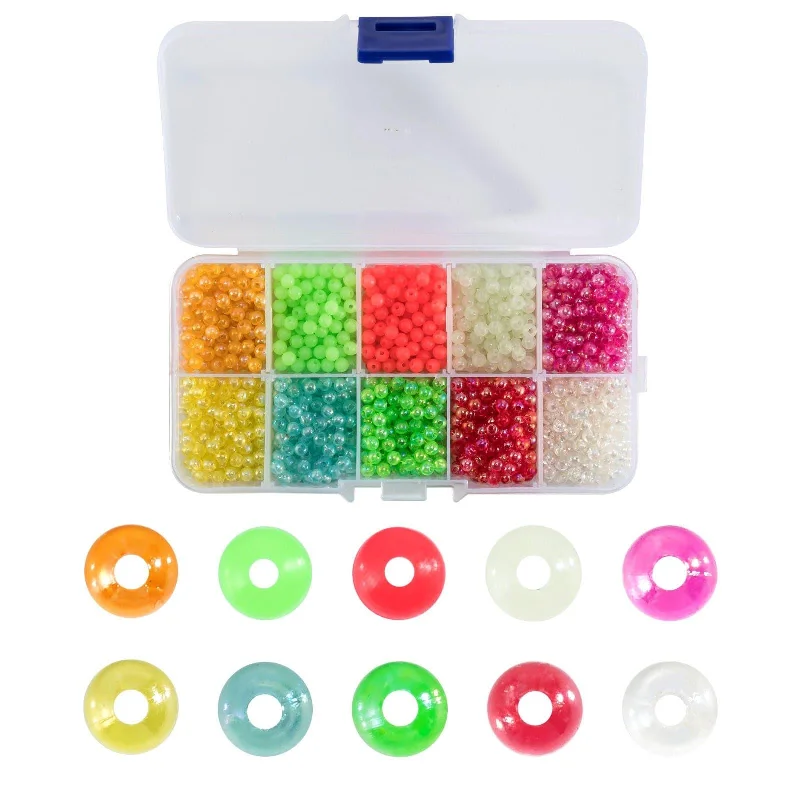 Dr.Fish 1500pcs Fishing Beads Kit 4mm