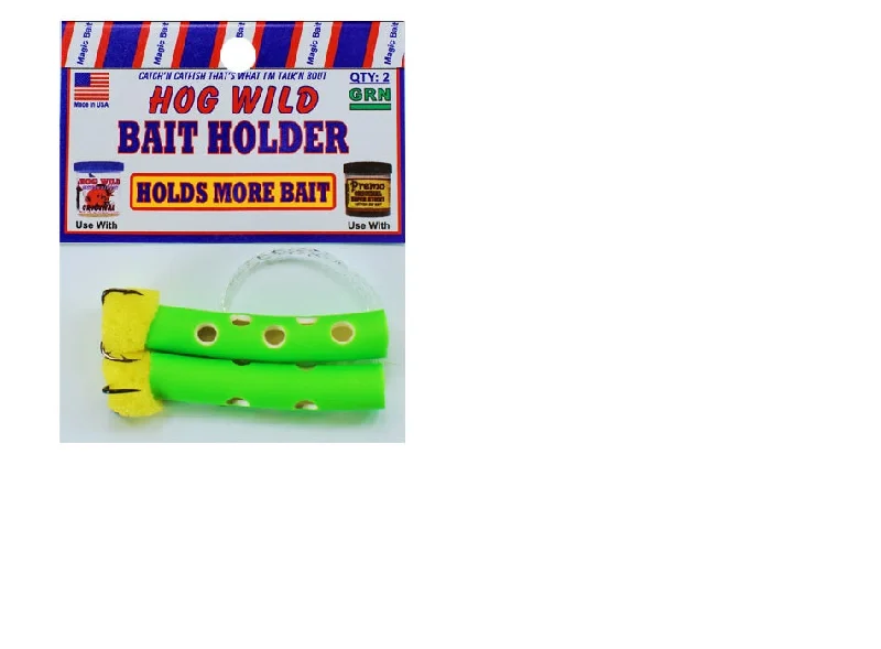 Magic Bait Bait Holder Tubes Green 2ct