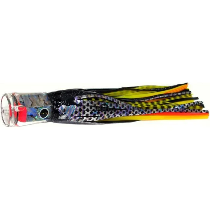 Black Bart El Squid Senior Medium Tackle Lure - Black Dot/Yellow Tiger