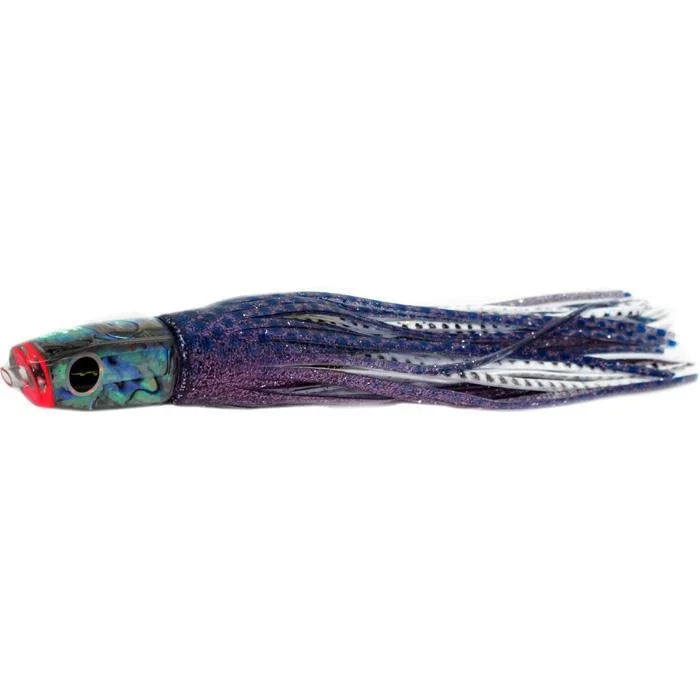 Black Bart Costa Rican Plunger Light Tackle Lure - Purple Dot/White Dot