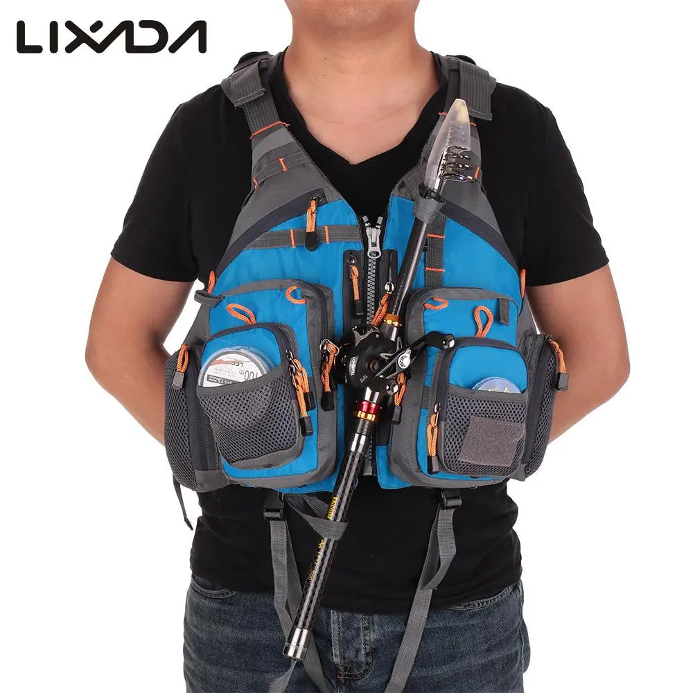 Lixada Outdoor Fishing Vest Sailing Life Jacket Vest EPE foam Floating Kayak Sport Safety Jacket Swimming Pesca рыбалка