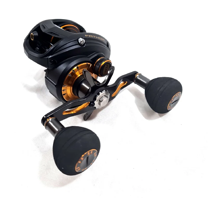 New PENN® Fathom® 400LPLH Low Profile LHW Baitcasting Multiplier Reel - 1525500