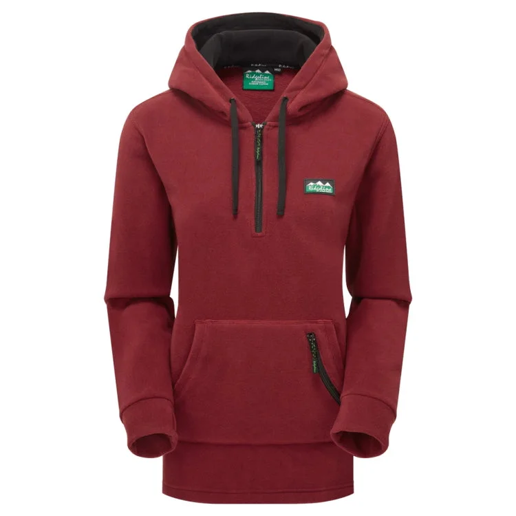 Ridgeline Ladies Ballistic Hoodie - Rhubarb