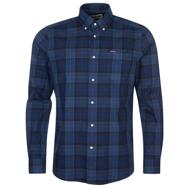 Barbour Wetheram Tailored Shirt - Midnight Tartan