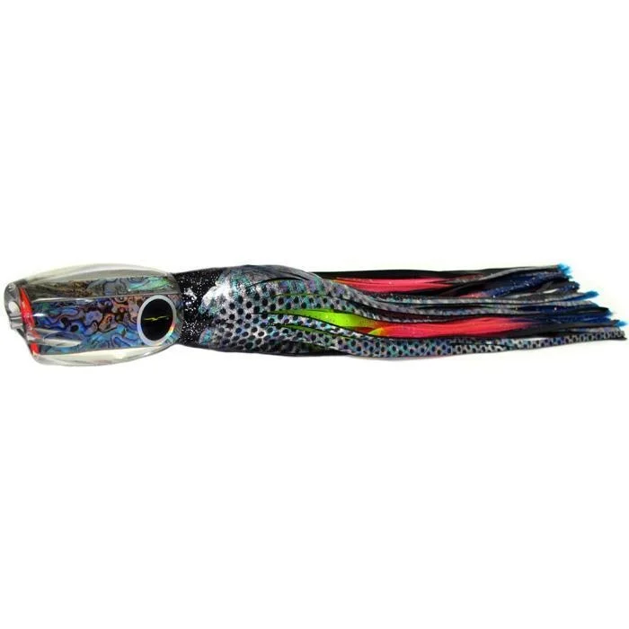 Black Bart Hawaiian Breakfast Medium Heavy Tackle Lure - Black Dot Rainbow