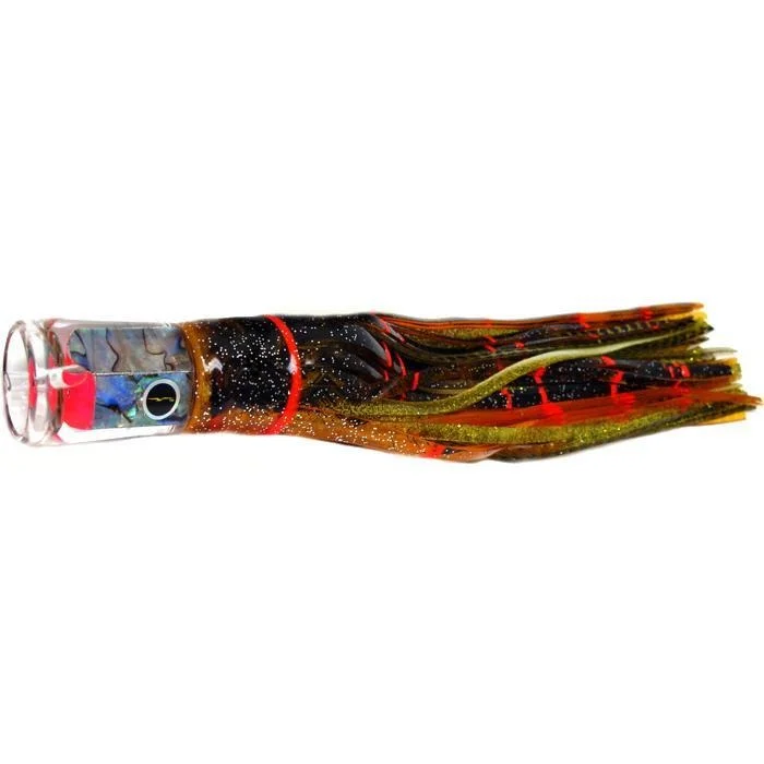 Black Bart El Squid Senior Medium Tackle Lure - Brown Gold Orange/Gold Dot