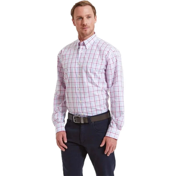 Schoffel Holkham Classic Shirt - Pink/Blue/Raspberry Check