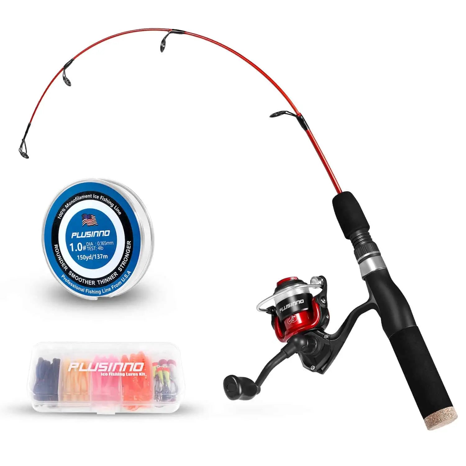 PLUSINNO ICE Ⅰ Ice Fishing Rod Reel Comb Full kit