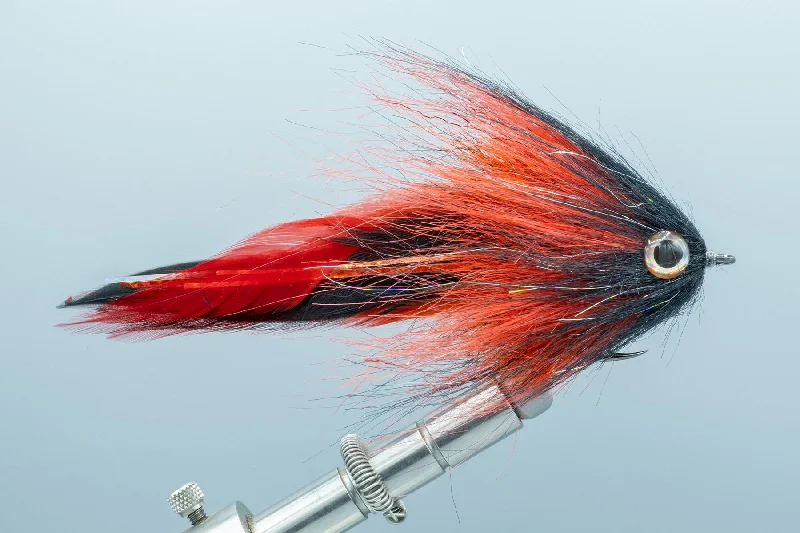 FlyMen Big Game Brush Fly Red & Black #6/0