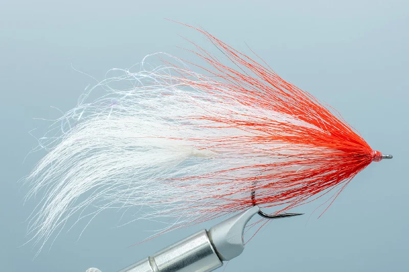 Popovics' Bucktail Deceiver Red/White #2/0