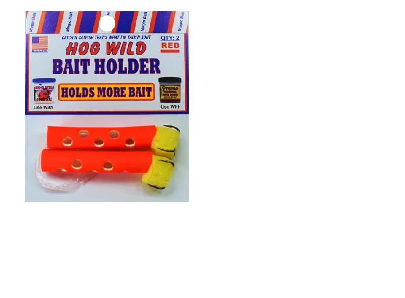 Magic Bait Bait Holder Tubes Red 2ct