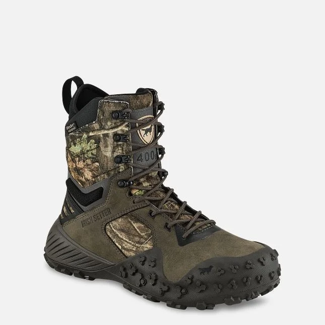 Men's 8" Waterproof Leather Insulated Camo Boot