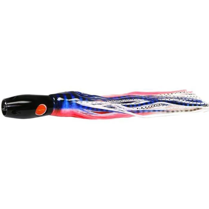 Black Bart Heavy Metal Super Pro Jet Lure - Blue Pink Tiger/White Black Dot