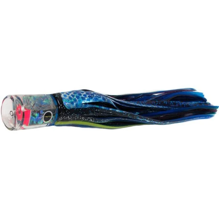 Black Bart El Squid Senior Medium Tackle Lure - Black Blue Dot/Purple Fleck