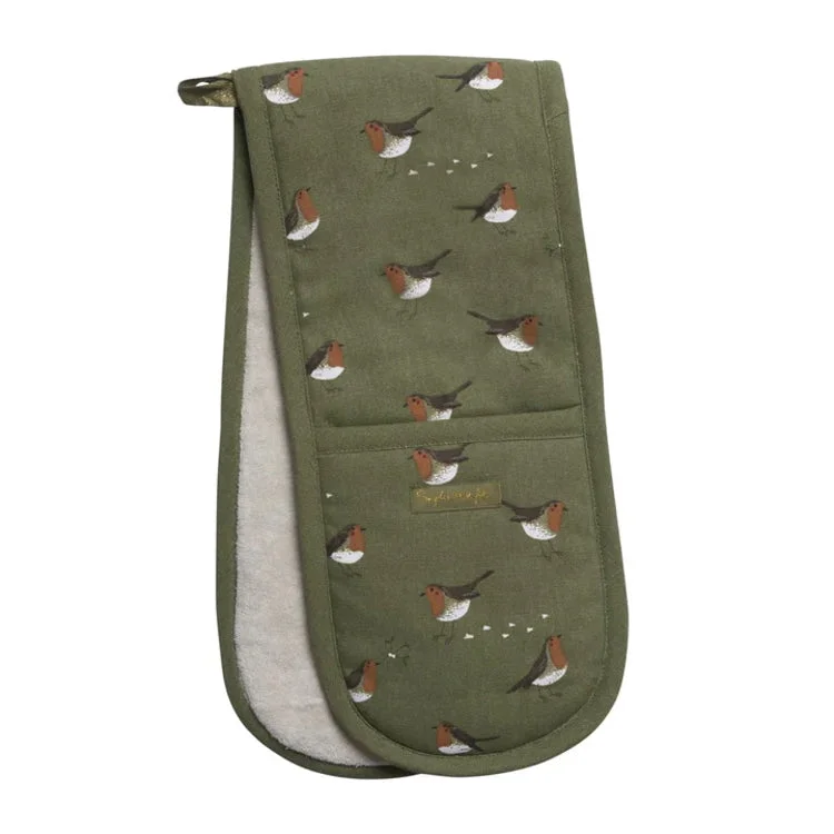 Sophie Allport Double Oven Glove - Robin