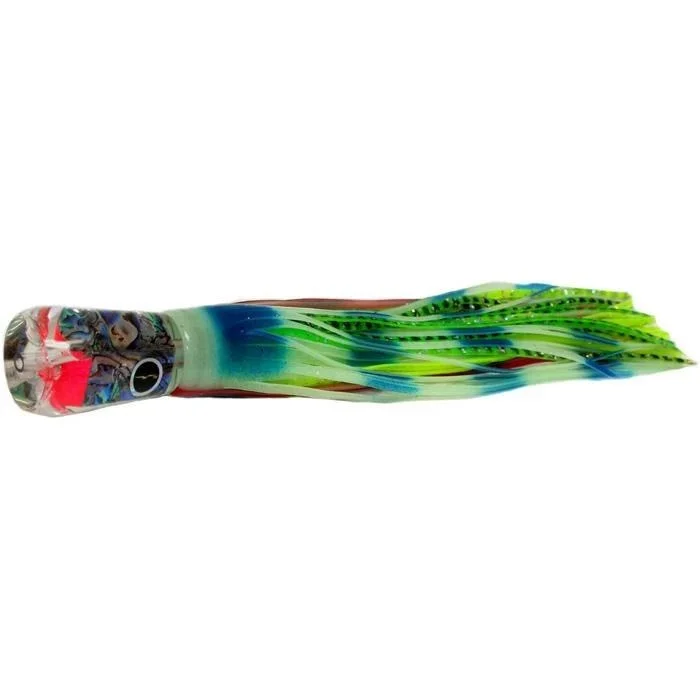 Black Bart Canyon Prowler Light Tackle Lure - Glow/Green Chartreuse Dot