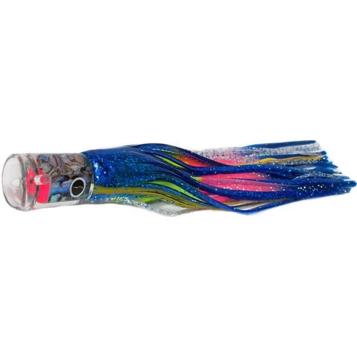 Black Bart El Squid Senior Medium Tackle Lure - Blue Yellow/Rainbow