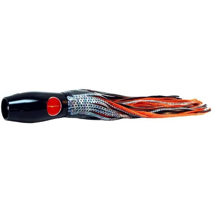 Black Bart Heavy Metal Ascension Pro Jet Lure - Black Dot/Orange Dot