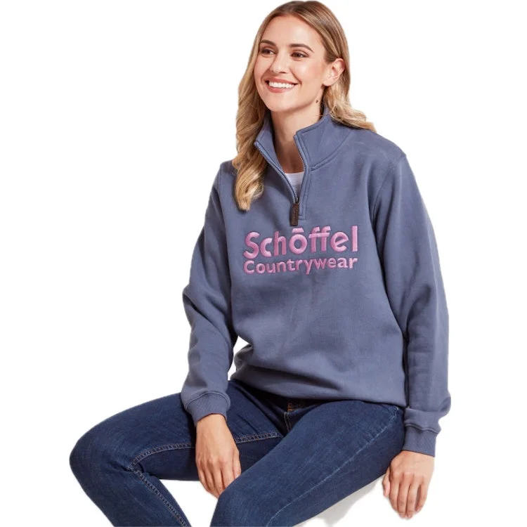 Schoffel Ladies St Issey Sweatshirt - Slate Blue