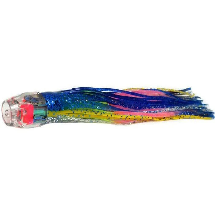 Black Bart Hex Jet Light Tackle Lure - Blue Yellow/Rainbow