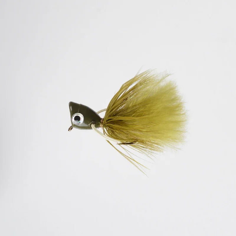 Perfect Hatch Dry Fly Pee Wee Popper #08 Olive