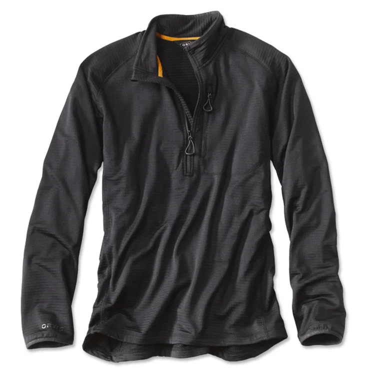 Orvis Horseshoe Hills Quarter Zip Fleece - Black