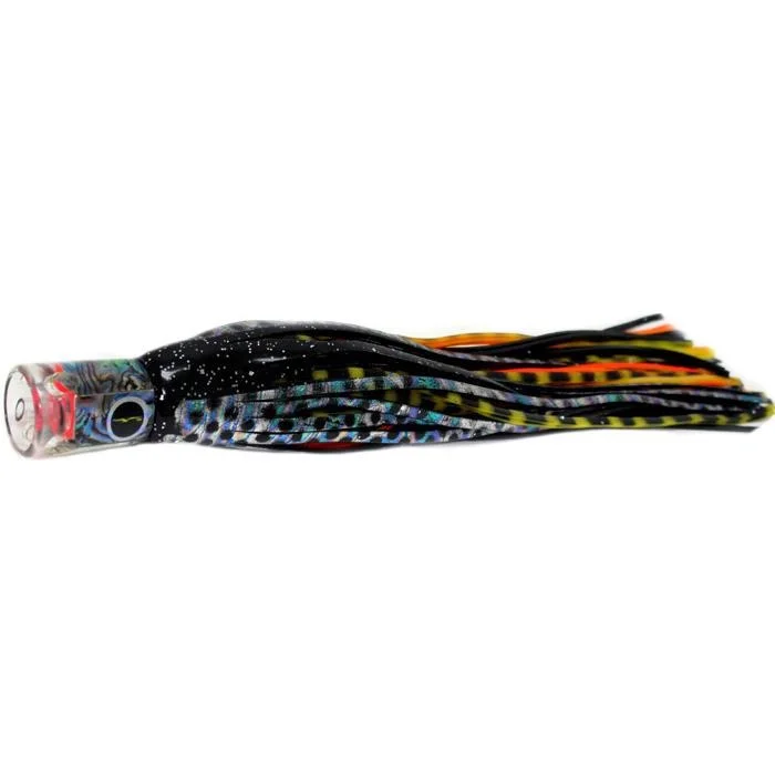 Black Bart El Squid Junior Light Tackle Lure - Black Dot/Yellow Tiger