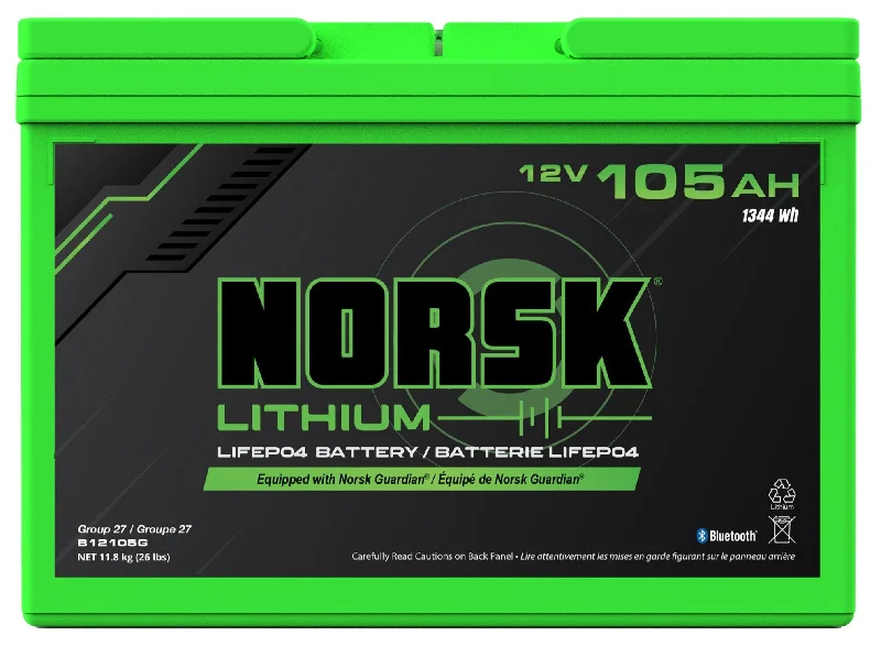 Norsk Lithium 12V Standard Batteries