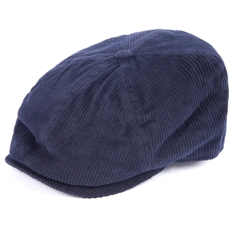 Barbour Nelson Bakerboy Cap - Navy