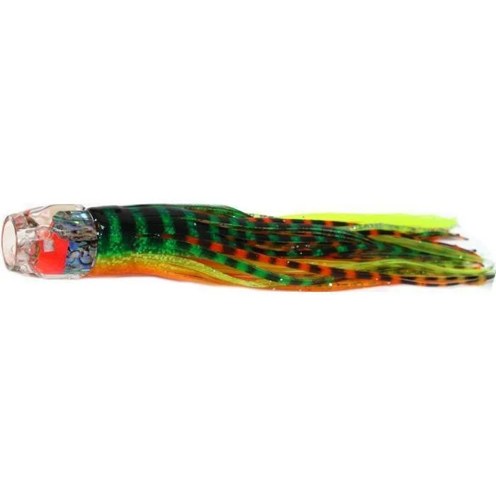 Black Bart Hex Jet Light Tackle Lure - Green Orange Tiger/Orange Yellow Tiger