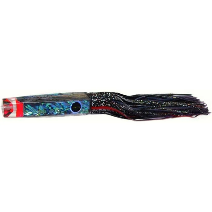 Black Bart Crooked Island Candy Medium Heavy Tackle Lure - Black Red/Purple Fleck