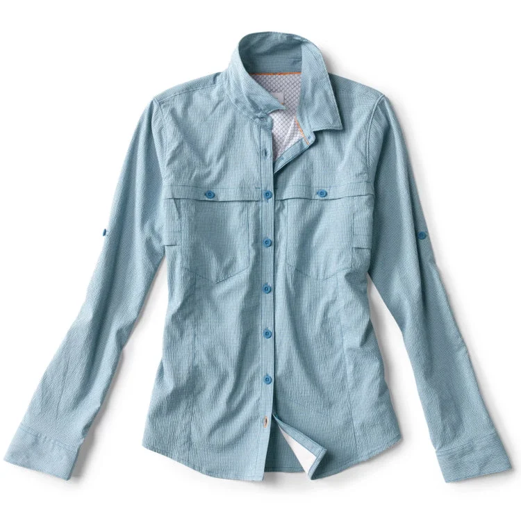 Orvis Ladies Open Air Caster Long Sleeve Shirt - Lake Blue